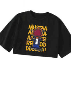 Kendrick Lamar Mustard Crop Top Shirt