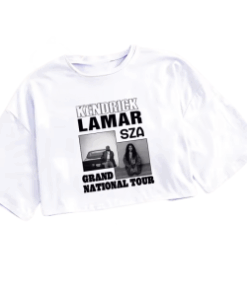 Kendrick Lamar & SZA Grand National Tour Crop Top Shirt